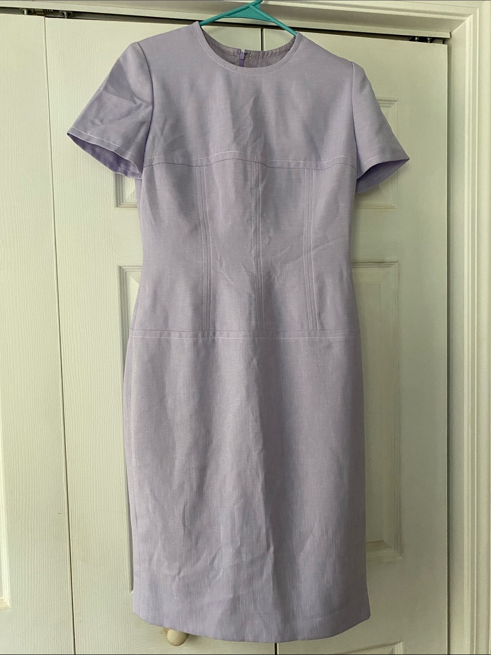 Classic Lavender Sheath Dress